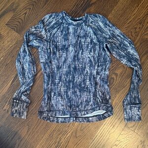 Lululemon Patterned Long Sleeve Top